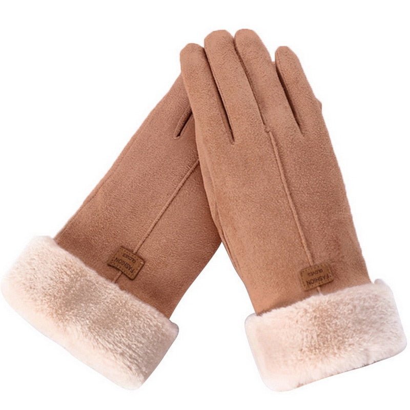 Vivia | Warme Stijlvolle Handschoenen - Bruin - #NALANI#