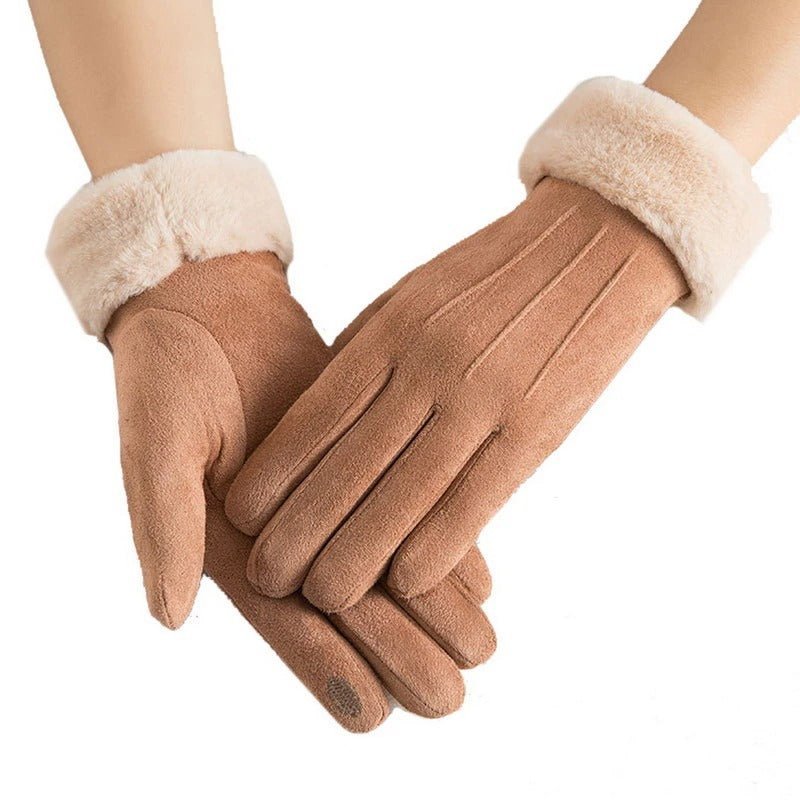 Vivia | Warme Stijlvolle Handschoenen - Bruin - #NALANI#
