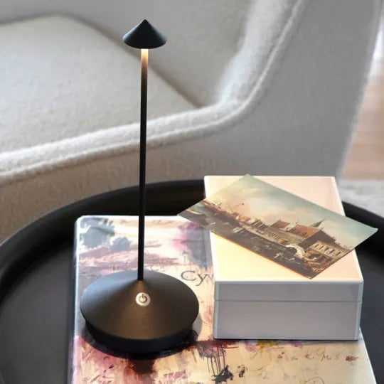 Wireless LED Table Lamp for Modern Home Decor and Brightness NaLani