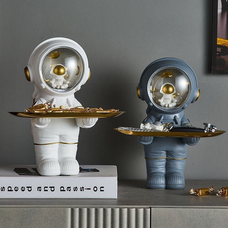 Unique Astronaut Storage Tray for Home Decor and Gift Idea NaLani