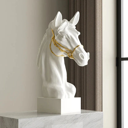 Elegant Regal Horse Sculpture for Home Decor and Art Lovers NaLani
