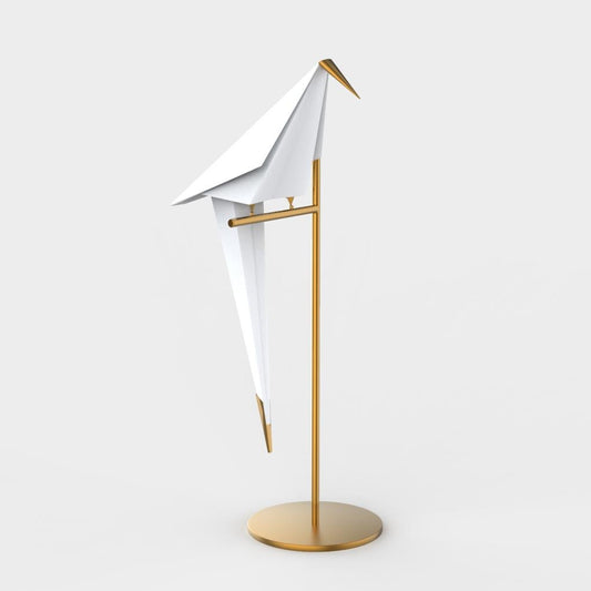 Golden Table Lamp with Origami Crane Design for Elegant Interiors NALANI