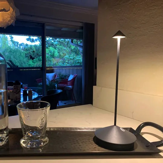 Wireless LED Table Lamp for Modern Home Decor and Brightness NaLani