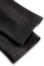 Claribel | Refined Midi Dress Mock Wrap Neckline Belt Accent For Work