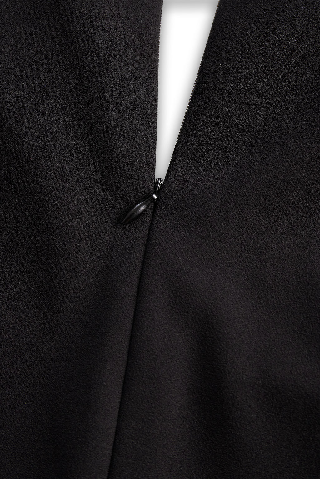 Claribel | Refined Midi Dress Mock Wrap Neckline Belt Accent For Work