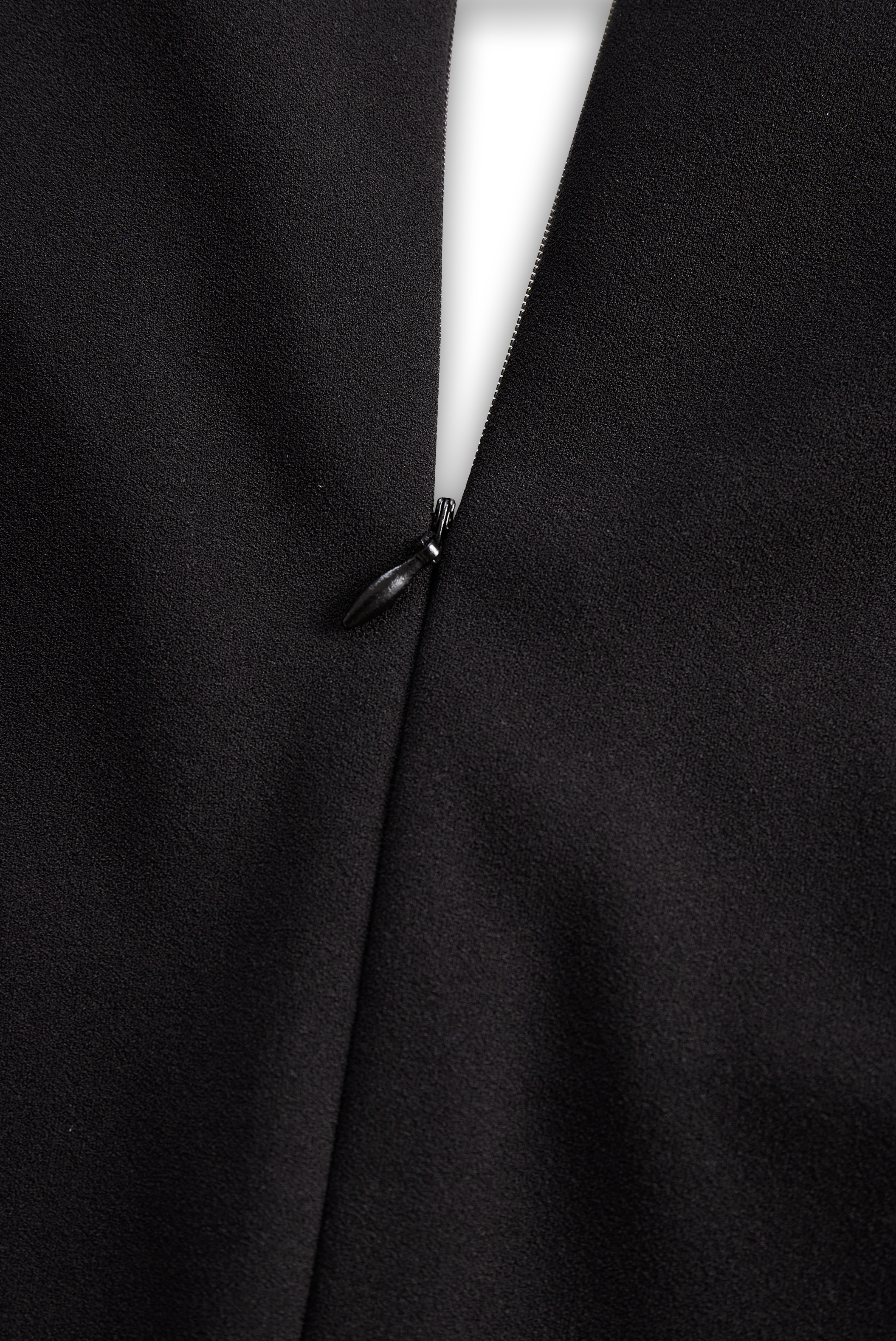 Claribel | Refined Midi Dress Mock Wrap Neckline Belt Accent For Work