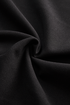 Claribel | Refined Midi Dress Mock Wrap Neckline Belt Accent For Work