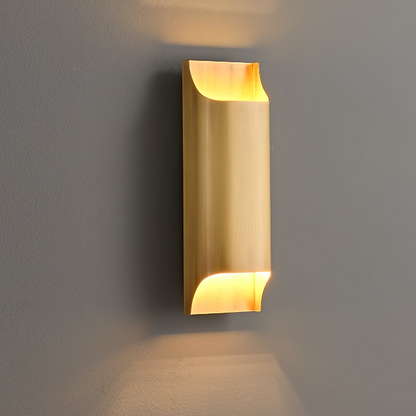 Brass Wall Lamp With Vintage Finish And Oil Coating NALANI