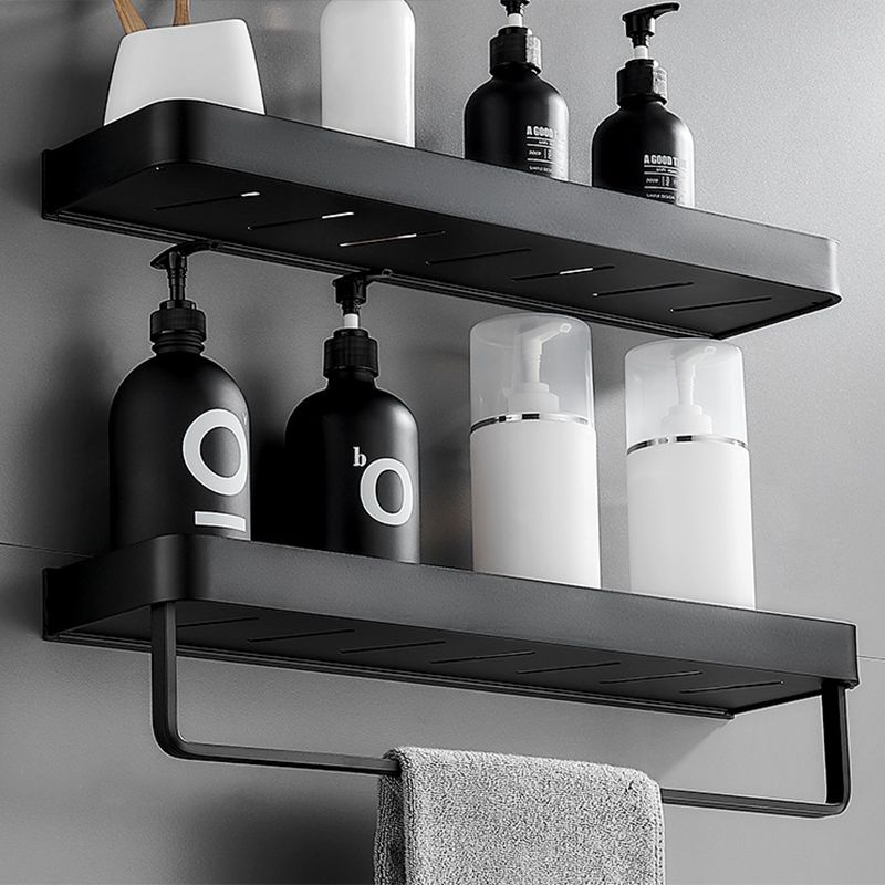 Matte Black Modern Bathroom Bath Shelf Set Anti Rust NALANI