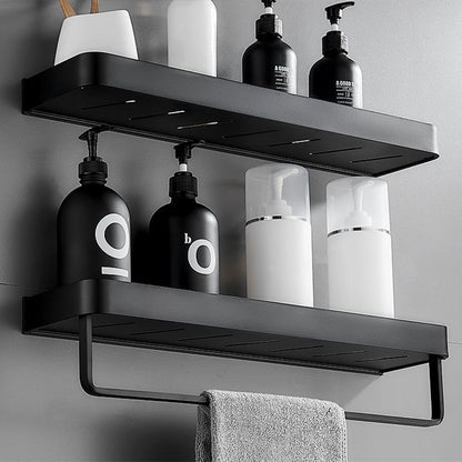 Matte Black Modern Bathroom Bath Shelf Set Anti Rust NALANI