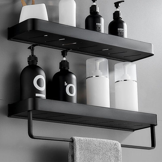 Matte Black Modern Bathroom Bath Shelf Set Anti Rust NALANI