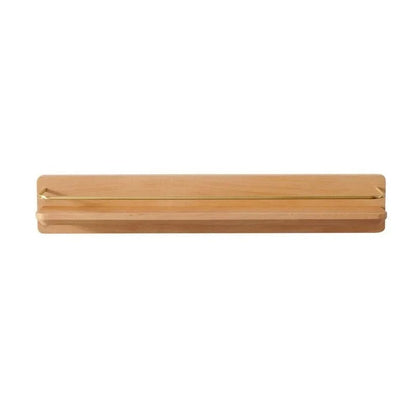 Bamboo Wall Mounted Coat Rack Shelf For Bathroom Entryway Brown A 60cm NALANI