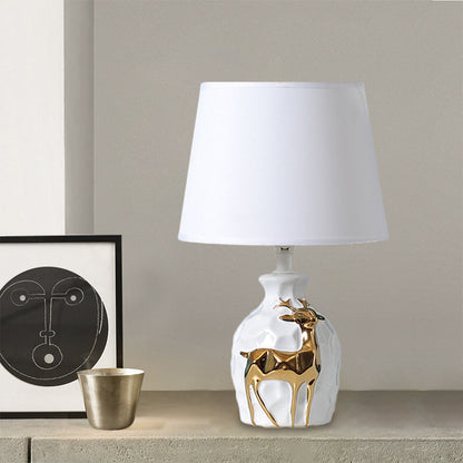 Elegant Table Lamp with Unique Antler Vase Design for Modern Decor 14" NaLani