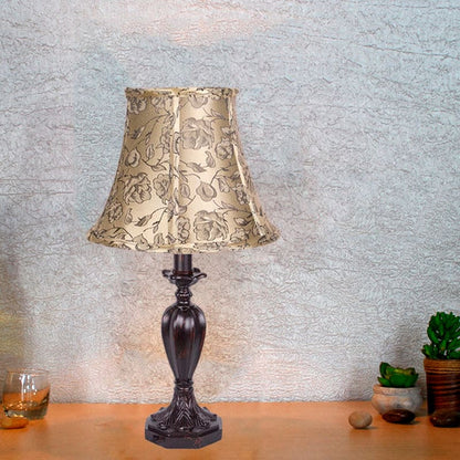 Designer Night Lamp with Resin Bell Holder for Elegant Spaces NALANI