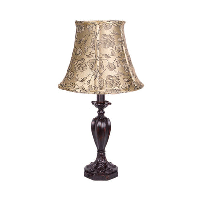 Designer Night Lamp with Resin Bell Holder for Elegant Spaces NALANI