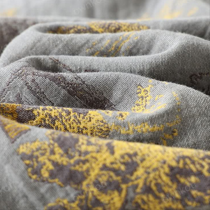 Neutraal Landschap Kimono Katoenen Pyjama Set