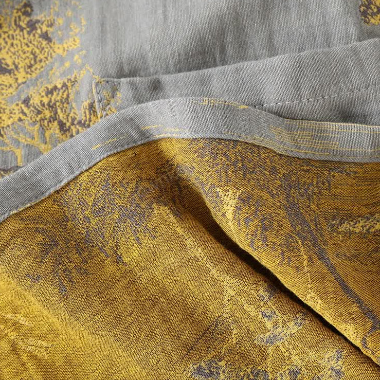 Neutraal Landschap Kimono Katoenen Pyjama Set