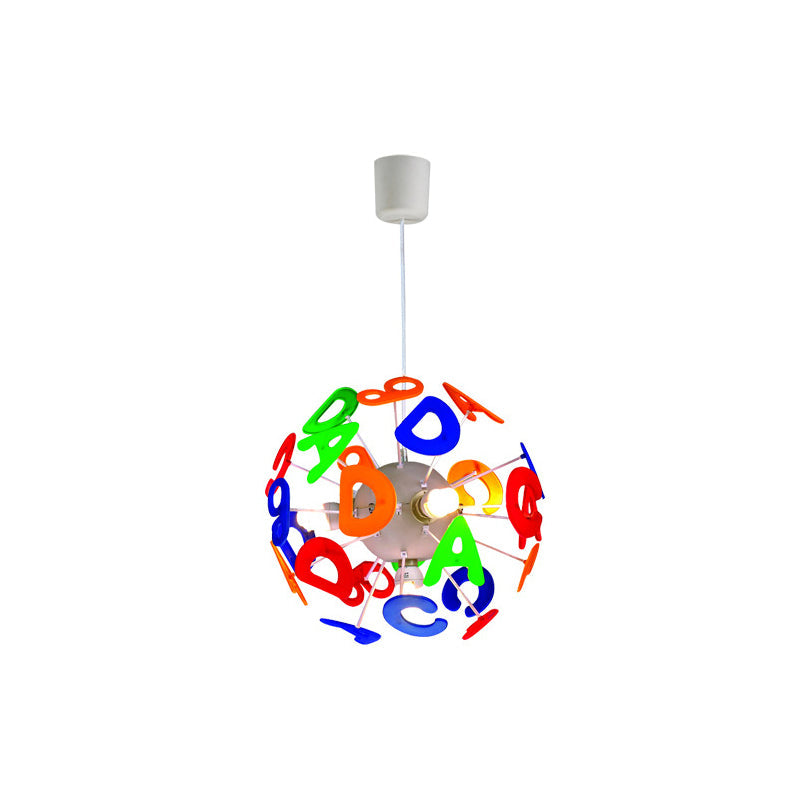 Kids Globe Ceiling Pendant Light 4 Light Nursing Room NALANI