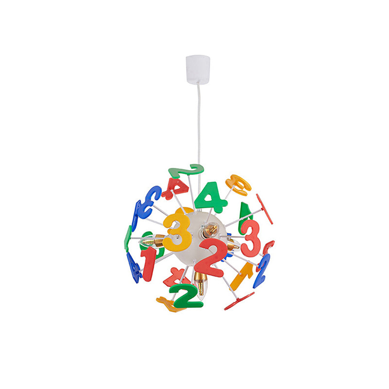 Kids Globe Ceiling Pendant Light 4 Light Nursing Room NALANI
