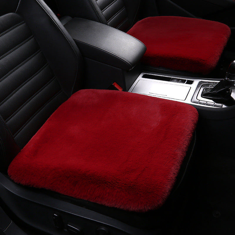 Premium Sheepskin Plush Car Seat Cushion For Comfort-Elektronica/Gadgets-NaLani