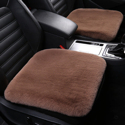 Luxurious Sheep Fur Plush Car Seat Cushion Auto Interior-Elektronica/Gadgets-NaLani