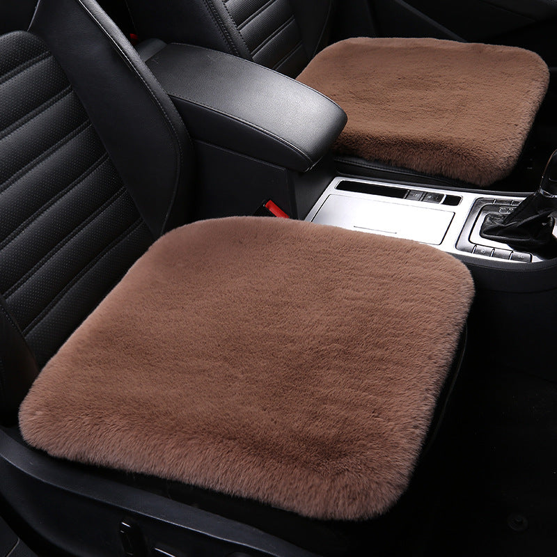 Premium Sheepskin Plush Car Seat Cushion For Comfort-Elektronica/Gadgets-NaLani