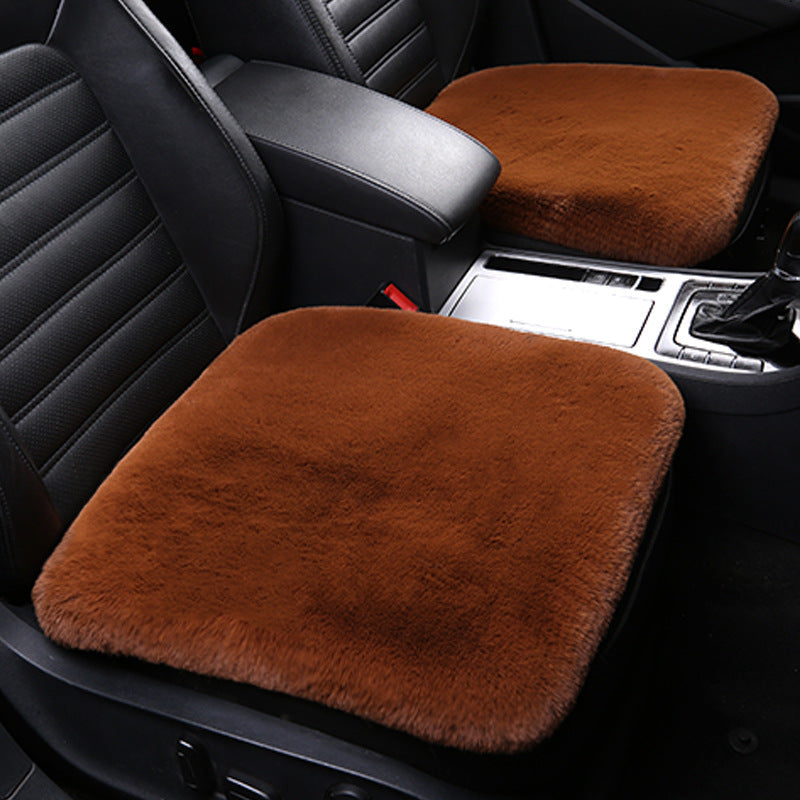 Premium Sheepskin Plush Car Seat Cushion For Comfort-Elektronica/Gadgets-NaLani