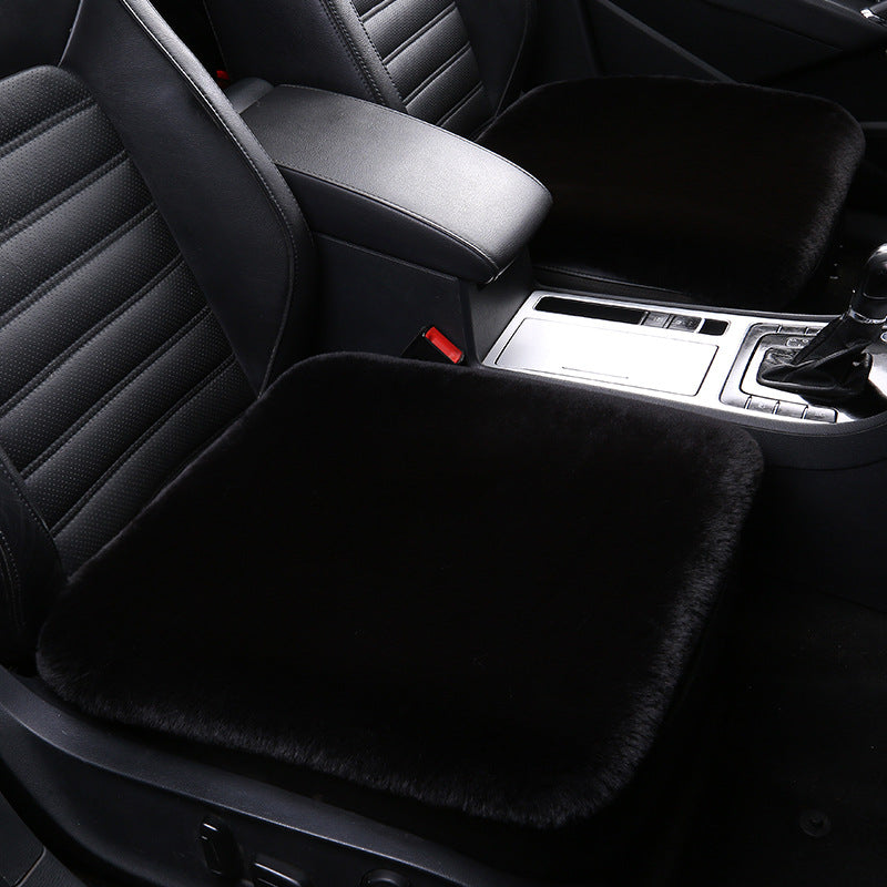 Premium Sheepskin Plush Car Seat Cushion For Comfort-Elektronica/Gadgets-NaLani