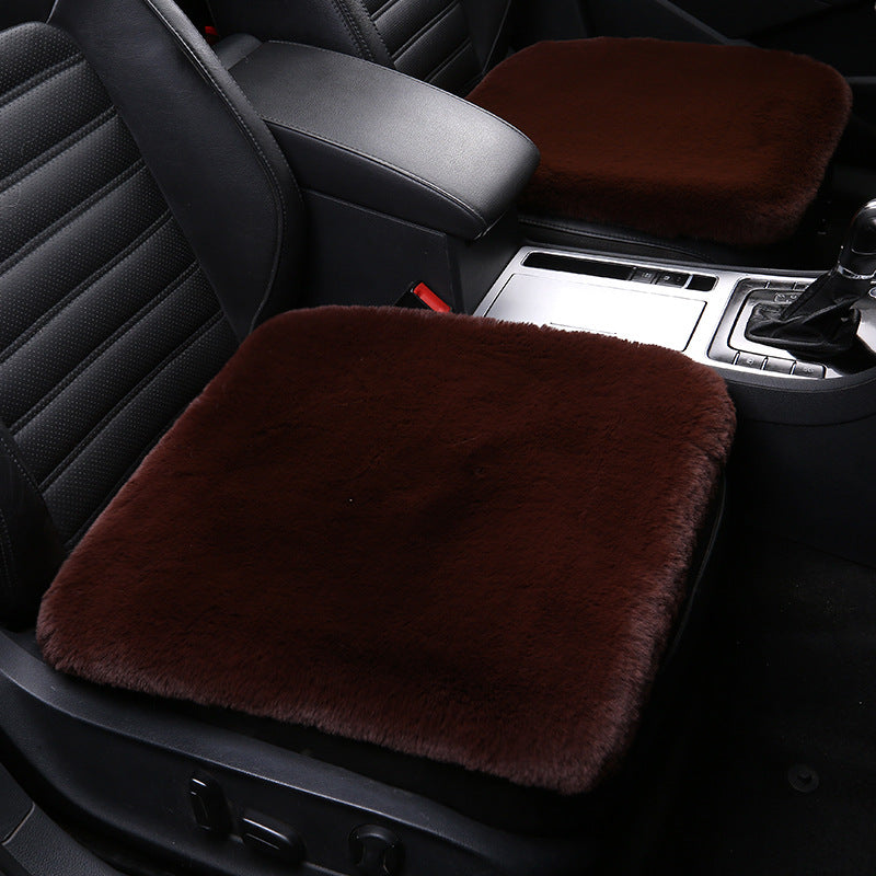 Premium Sheepskin Plush Car Seat Cushion For Comfort-Elektronica/Gadgets-NaLani