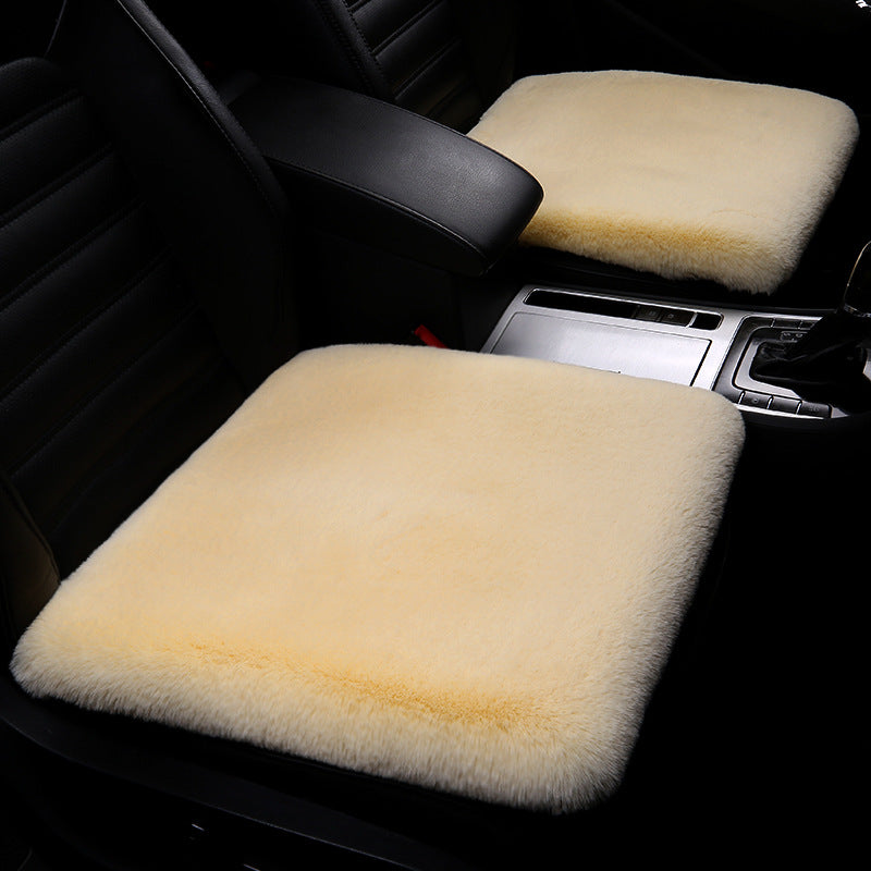 Premium Sheepskin Plush Car Seat Cushion For Comfort-Elektronica/Gadgets-NaLani