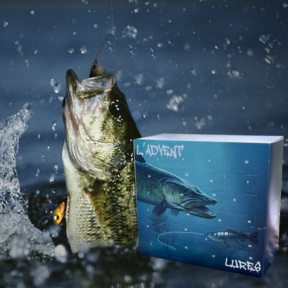 Fishing Advent Calendar 24 Lures Gift for Anglers and Predatory Fish