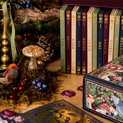 24 Day Writing Advent Calendar Gift With Winter Forest Design