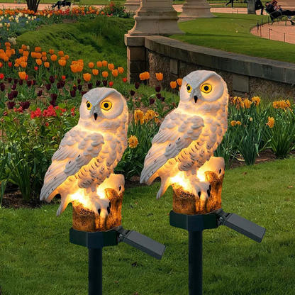 Solar Owl Outdoor Garden Light With Automatic Night Sensor NALANI