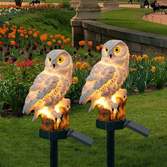 Solar Owl Outdoor Garden Light With Automatic Night Sensor NALANI