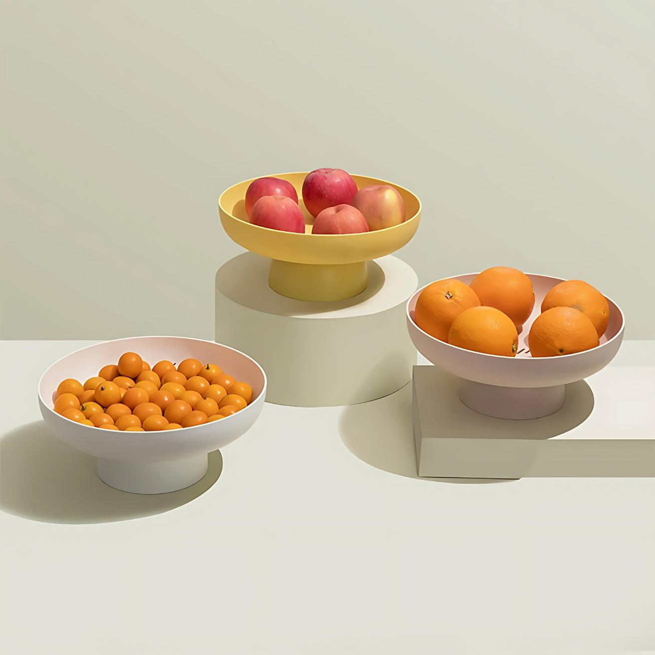 Elegant Fruit Bowl with Drainage System for Freshness and Style NaLani