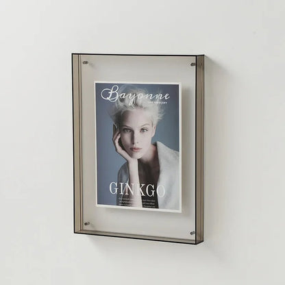 Sleek Modern Photo Frames with Vibrant Colored Edges Grey NaLani