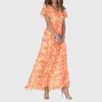 Lola | Flattering Wrap Midi Dress For Elegant Evenings And Daywear