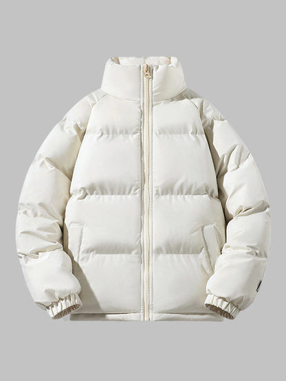 Mens Thick Puffer Jacket With Fleece Lining For Winter-Zomer Jassen-NaLani
