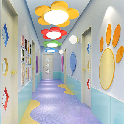 Flower Shaped Acrylic LED Suspension Light For Kids Room NALANI