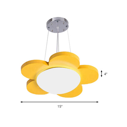 Flower Shaped Acrylic LED Suspension Light For Kids Room NALANI