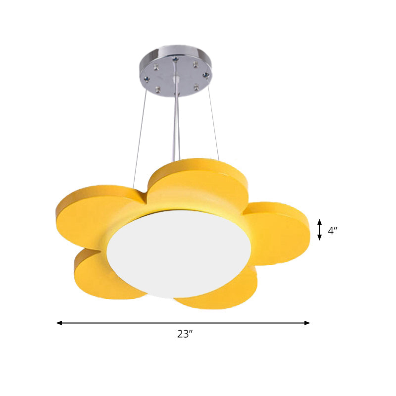 Flower Shaped Acrylic LED Suspension Light For Kids Room NALANI