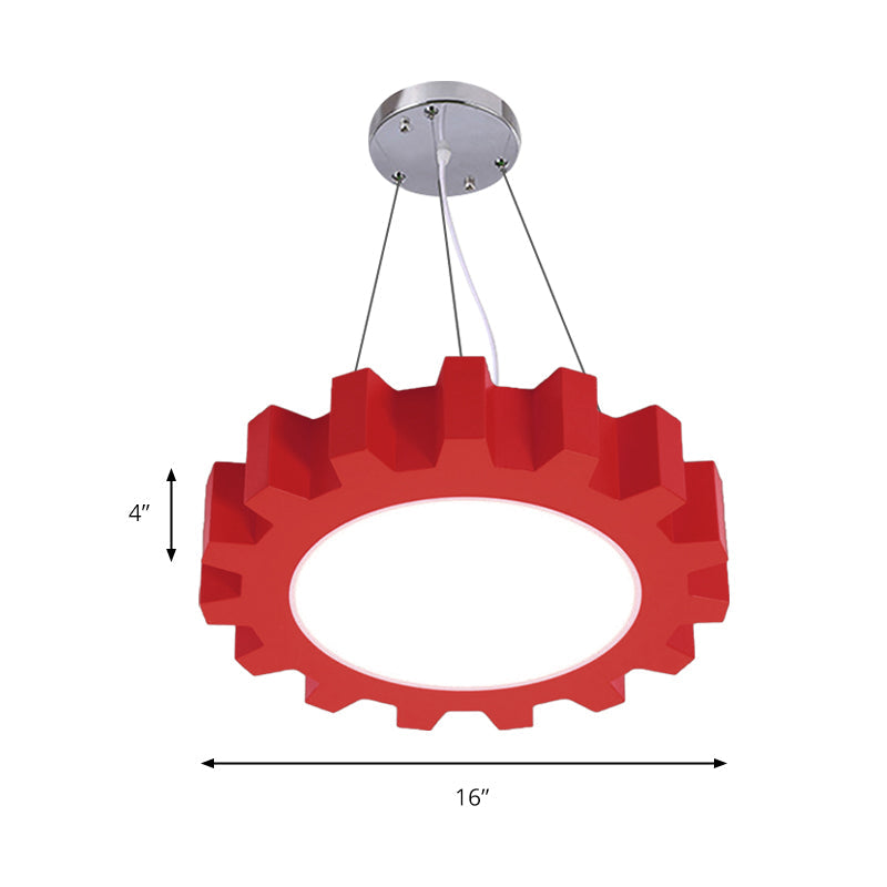 Acrylic Candy Colored LED Pendant Light For Kids Classroom NALANI