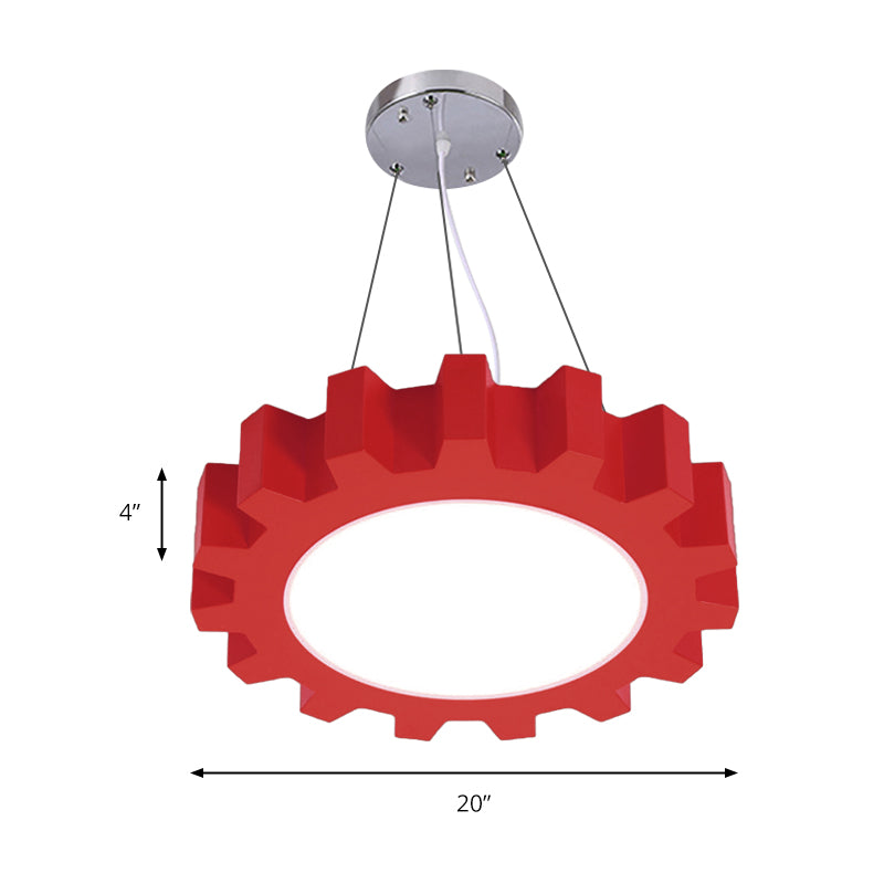 Acrylic Candy Colored LED Pendant Light For Kids Classroom NALANI