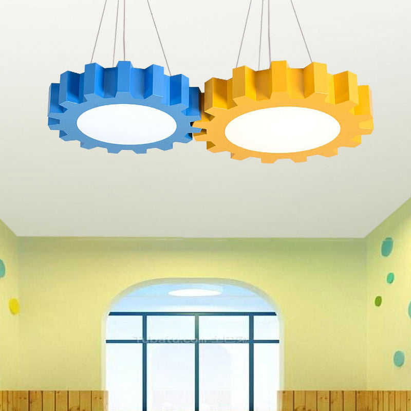 Acrylic Candy Colored LED Pendant Light For Kids Classroom NALANI