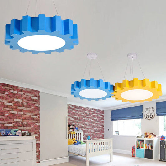 Acrylic Candy Colored LED Pendant Light For Kids Classroom NALANI