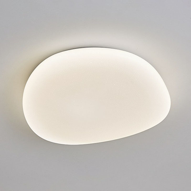 Modern LED Bedroom Flush Mount Ceiling Light White Acrylic NALANI