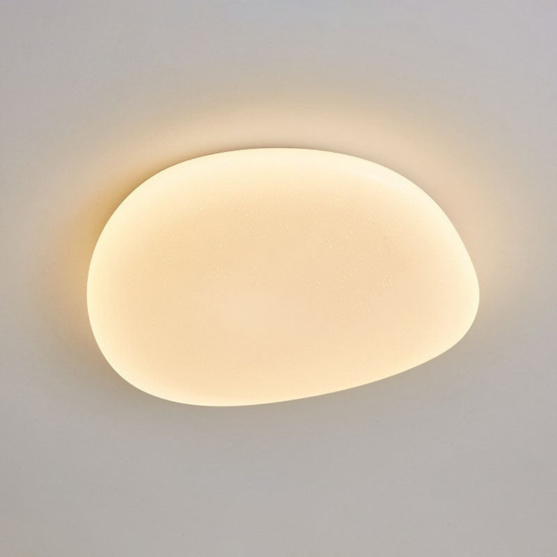 Modern LED Bedroom Flush Mount Ceiling Light White Acrylic NALANI