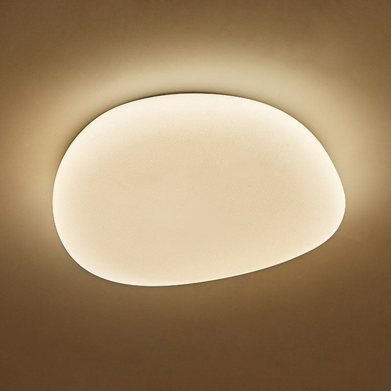 Modern LED Bedroom Flush Mount Ceiling Light White Acrylic NALANI