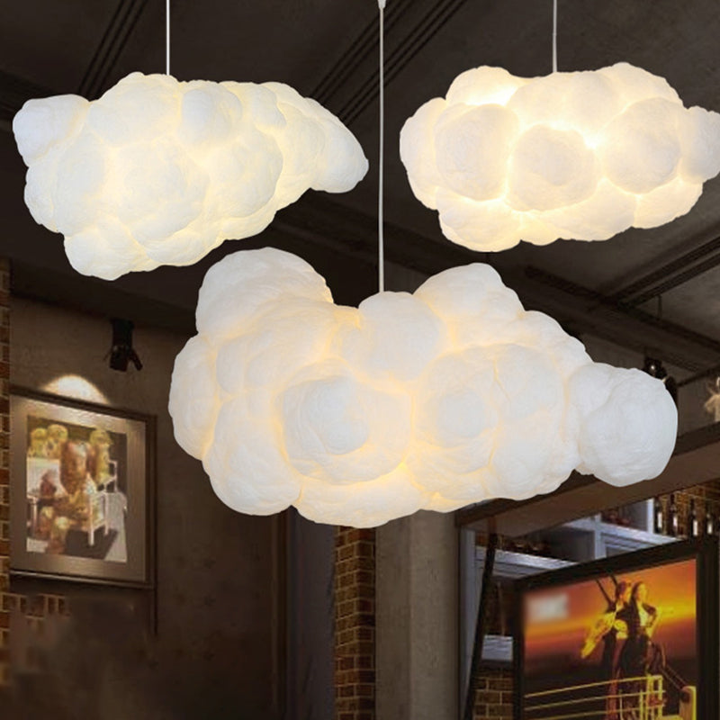 Modern White Designer Cloud Pendant Lamp for Elegant Bedrooms Calora