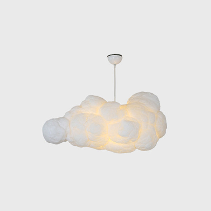 Modern White Designer Cloud Pendant Lamp for Elegant Bedrooms Calora